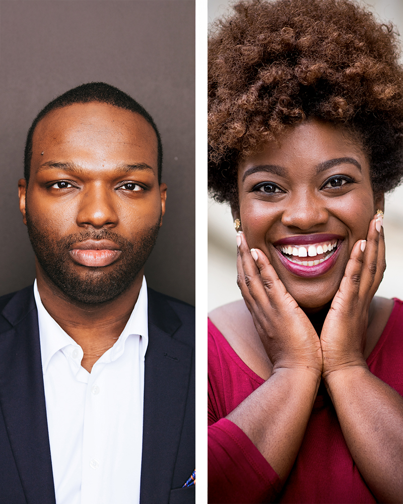 Shavon Lloyd and Symone Harcum